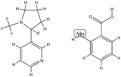 (±)-Nicotine-d3 Struktur