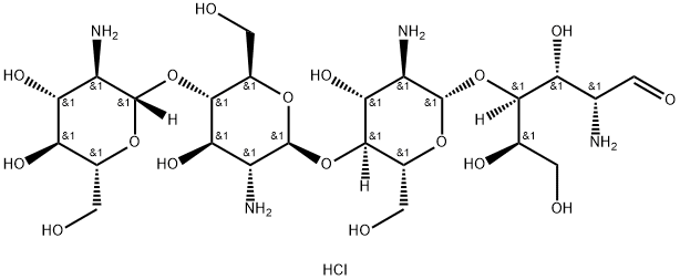 キトテトラオース四塩酸塩水和物 化學(xué)構(gòu)造式