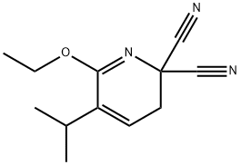 2,2(3H)-Pyridinedicarbonitrile,6-ethoxy-5-(1-methylethyl)-(9CI) Struktur