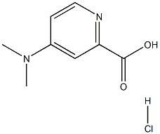 4-Dimethylaminopyridine-2-carboxylic acidhydrochloride Struktur