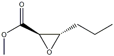 Oxiranecarboxylic acid, 3-propyl-, methyl ester, (2R,3S)-rel- (9CI) Struktur