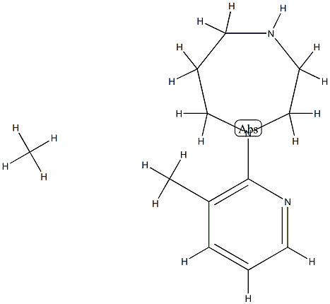 1-(3-Methyl-pyridin-2-yl)-[1,4]diazepane, acetate Struktur