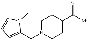 1-[(1-methyl-1H-pyrrol-2-yl)methyl]-4-piperidinecarboxylic acid(SALTDATA: 1.2H2O) Struktur