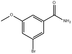 3-broMo-5-MethoxybenzaMide Struktur