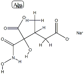 Ws1358A1 disodium salt Struktur