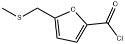 2-Furoylchloride,5-[(methylthio)methyl]-(6CI) Struktur