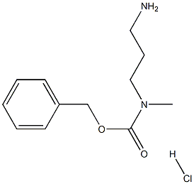 1-N-CBZ-1-N-Methyl-1,3-DIAMINOPROPANE-HCl Struktur