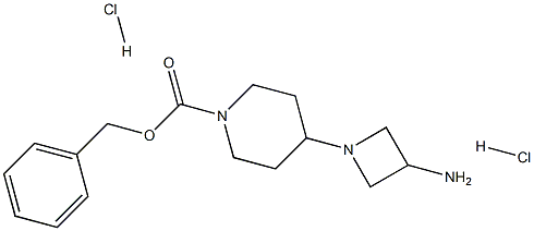 (1-CBZ-PIPERIDIN-4-YL-AZETIDIN-3-YL)-AMINE-2HCl Struktur