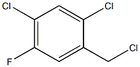 1,5-dichloro-2-(chloromethyl)-4-fluorobenzene Struktur