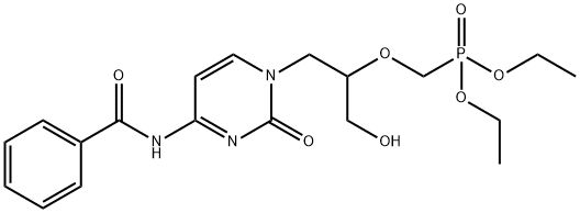 (S)-N1-[(2-2-ethoxy phosphoryl Methoxy-3-hydroxy)propyl]-N4-benzoyl cytosine