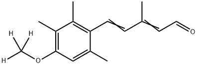 (4E)-5-(4-Methoxy-d3-2,3,6-trimethylphenyl)-3-methyl-2,4-pentadienal Struktur