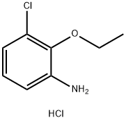 3-Chloro-2-ethoxyaniline hydrochloride Struktur