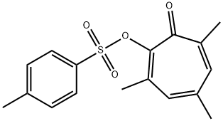 2,4,6-trimethyl-7-oxocyclohepta-1,3,5-trien-1-yl 4-methylbenzenesulfonate Struktur