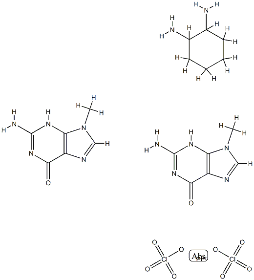 cyclohexyldiamine-9-methylguanine platinum IV Struktur