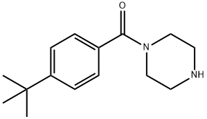 1-(4-tert-butylbenzoyl)piperazine Struktur