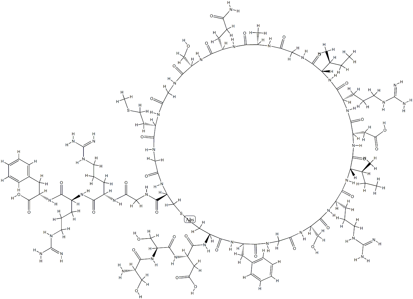 atrial natriuretic peptide, frog Struktur