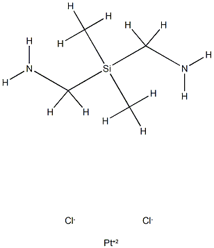 silaplatin Struktur