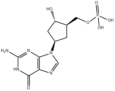 carbocyclic 2'-deoxyguanosine 5'-triphosphate Struktur