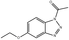 1H-Benzotriazole,1-acetyl-5-ethoxy-(9CI) Struktur