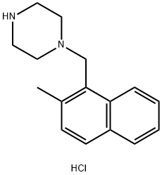 2-Methyl-1-piperazinomethyl-naphthaline*2HCl Struktur