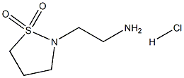 2-(1,1-Dioxo-isothiazolidin-2-yl)-ethylamine hydrochloride Struktur