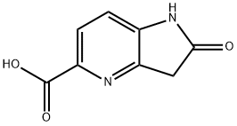 4-Aza-2-oxindole-5-carboxylic acid Struktur