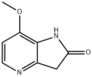 7-Methoxy-4-aza-2-oxindole Struktur