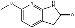 6-Methoxy-7-aza-2-oxindole Struktur