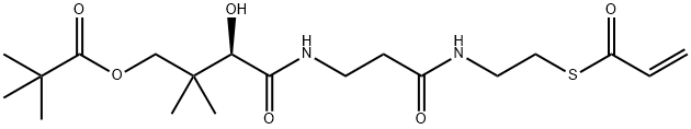 acryl-S-pantetheine-11-pivalate Struktur