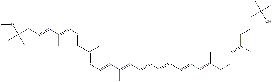 hydroxyspheroidene Struktur