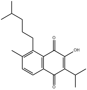 sapriparaquinone Struktur