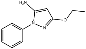 1H-Pyrazol-5-amine,3-ethoxy-1-phenyl-(9CI) Struktur