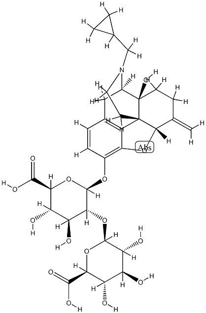 nalmafene 3-O-diglucuronide Struktur