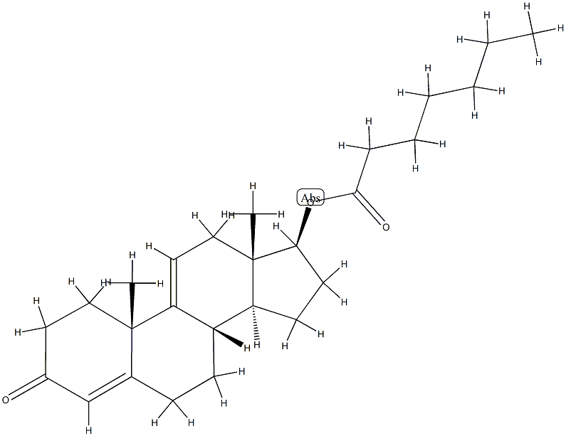 9(11)-Dehydrotestosterone Enanthate Struktur