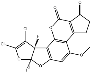 aflatoxin B1-8,9-dichloride Struktur