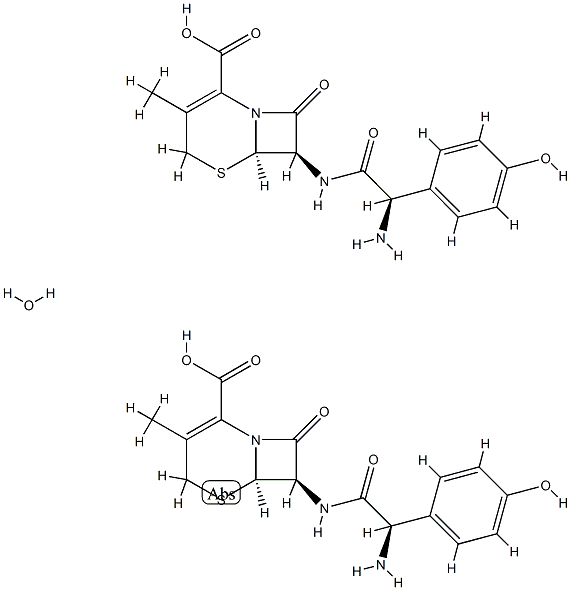 Cefadroxil Hemihydrate Struktur