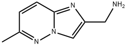 (6-methylimidazo[1,2-b]pyridazin-2-yl)methanamine Struktur