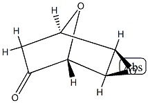 3,8-Dioxatricyclo[3.2.1.02,4]octan-6-one,  [1R-(1-alpha-,2-bta-,4-bta-,4-alpha-)]-  (9CI) Struktur