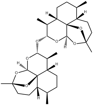 bis(epideoxydihydroqinghaosu) ether Struktur