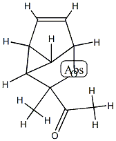 Ethanone, 1-(2a,2b,4a,4b-tetrahydro-2-methyl-2H-1- Struktur