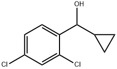 cyclopropyl(2,4-dichlorophenyl)methanol Struktur