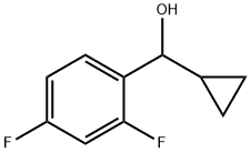 cyclopropyl(2,4-difluorophenyl)methanol Struktur