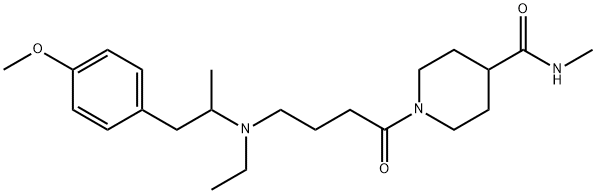 N-desmethylidaverine Struktur