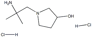 1-(2-Amino-2-methylpropyl)pyrrolidin-3-oldihydrochloride Struktur