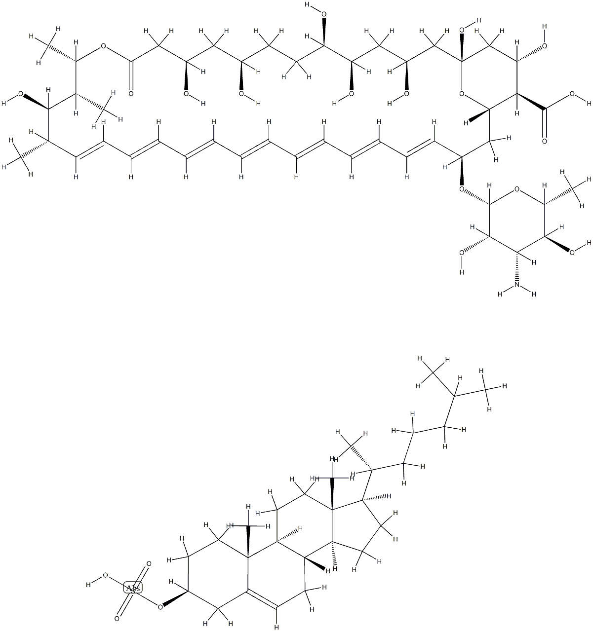 Compd with cholesteryl sulfate  Struktur