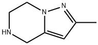 2-methyl-4,5,6,7-tetrahydropyrazolo[1,5-a]pyrazine(SALTDATA: 2HCl) Struktur