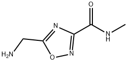 5-(aminomethyl)-N-methyl-1,2,4-oxadiazole-3-carboxamide(SALTDATA: HCl) Struktur