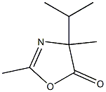 5(4H)-Oxazolone,2,4-dimethyl-4-(1-methylethyl)-(9CI) Struktur