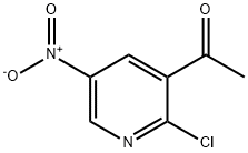 2-Chloro-5-nitro-3-pyridinylethanone Struktur