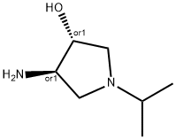 trans-4-amino-1-isopropyl-3-pyrrolidinol(SALTDATA: 2HCl) Struktur